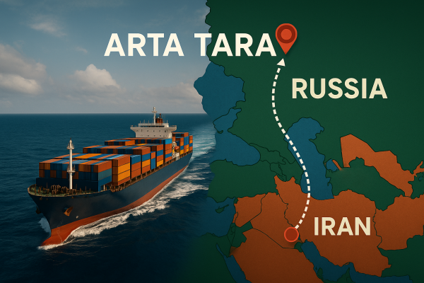 Transportation to Russia via Caspian Sea